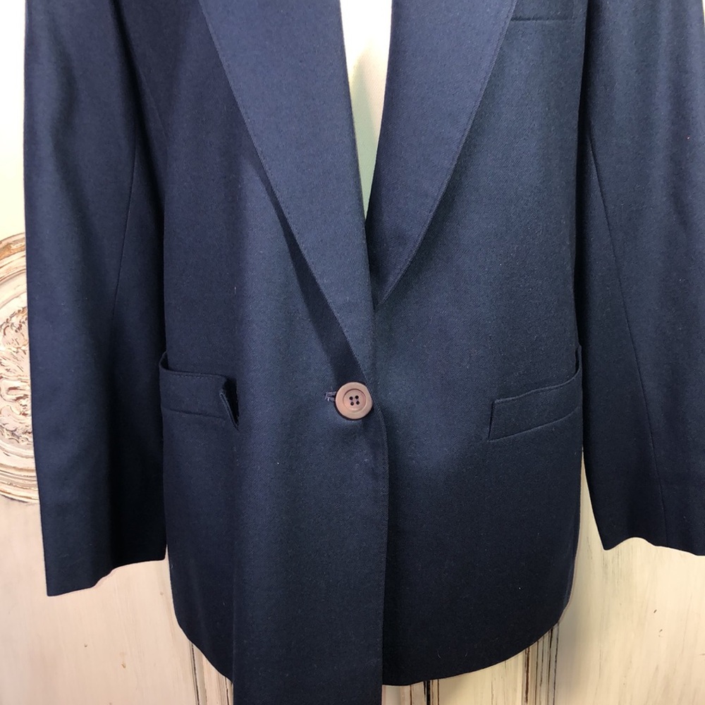 Pendleton 100% Virgin Wool Fully Lined Navy Blue … - image 5